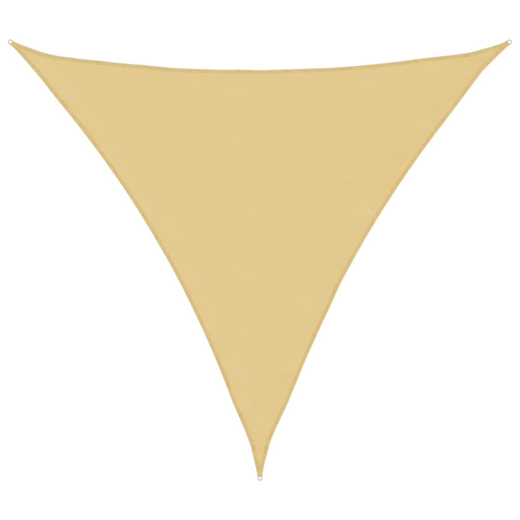 vidaXL Sun Shade Sail Sand 3.6x3.6x3.6 m 100% Polyester Oxford