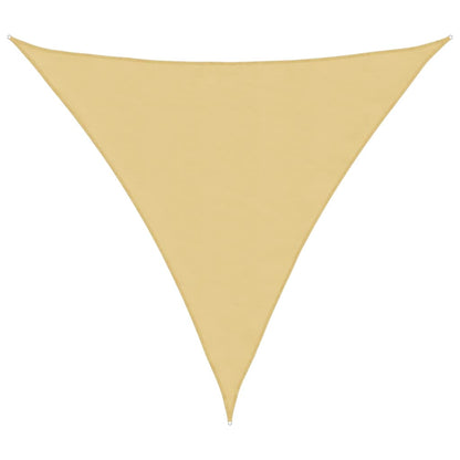 vidaXL Sun Shade Sail Sand 4x4x4 m 100% Polyester Oxford