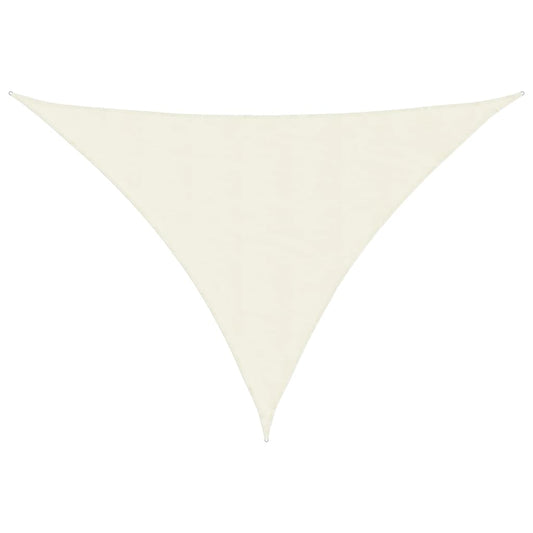 vidaXL Sun Shade Sail Cream 7x5x5 m 100% Polyester Oxford