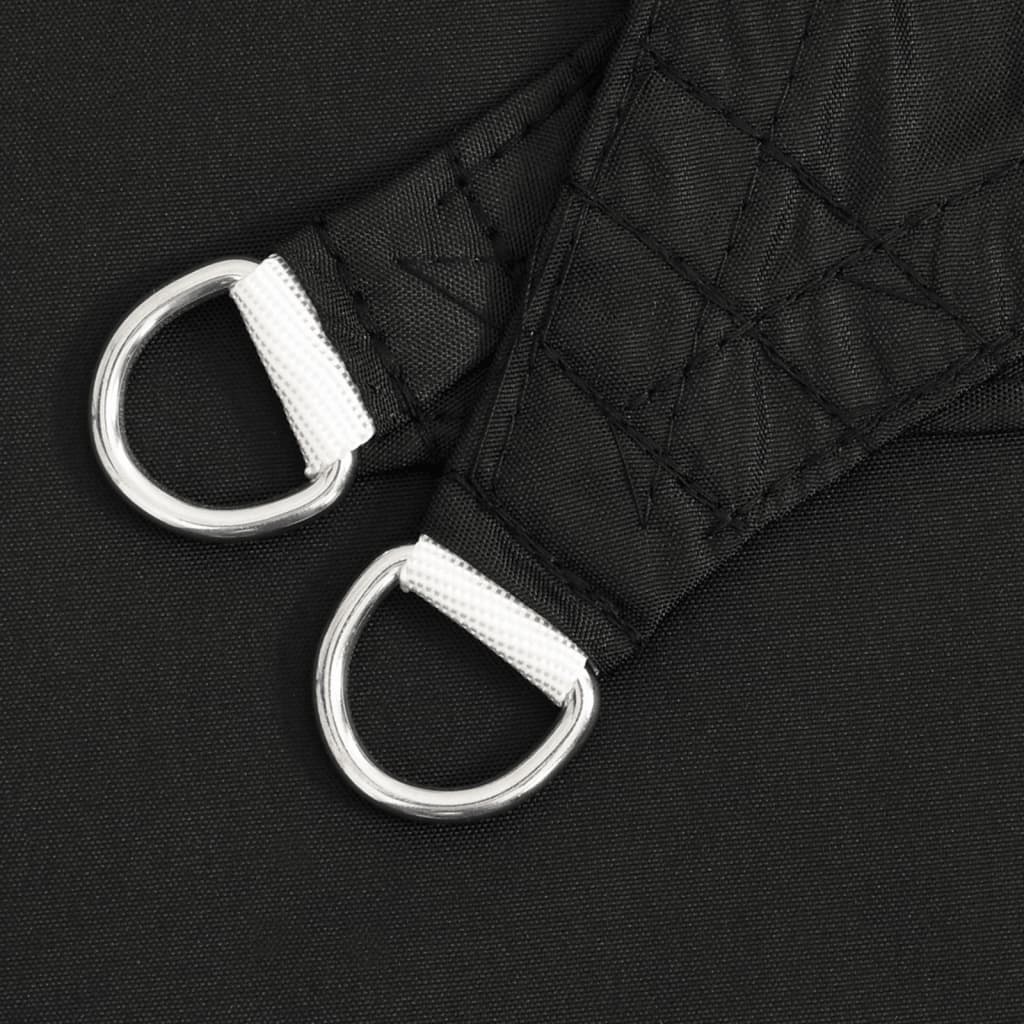 vidaXL Sun Shade Sail Black 2x2x2 m 100% Polyester Oxford