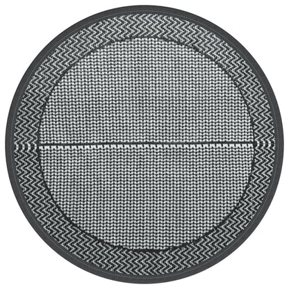 vidaXL Outdoor Carpet ARAKIL Grey Ø120 cm PP