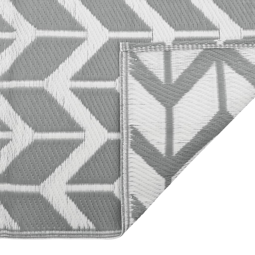 vidaXL Outdoor Carpet ARAKIL Grey 160x230 cm PP