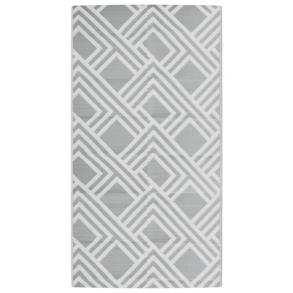 vidaXL Outdoor Carpet ARAKIL Grey 80x150 cm PP
