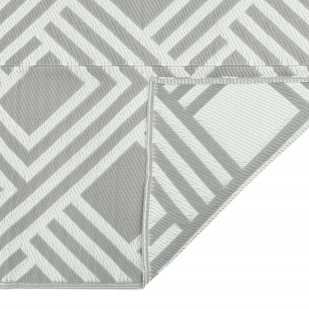 vidaXL Outdoor Carpet ARAKIL Grey 80x150 cm PP