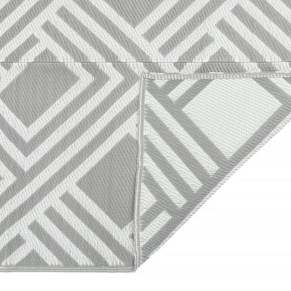 vidaXL Outdoor Carpet ARAKIL Grey 80x150 cm PP