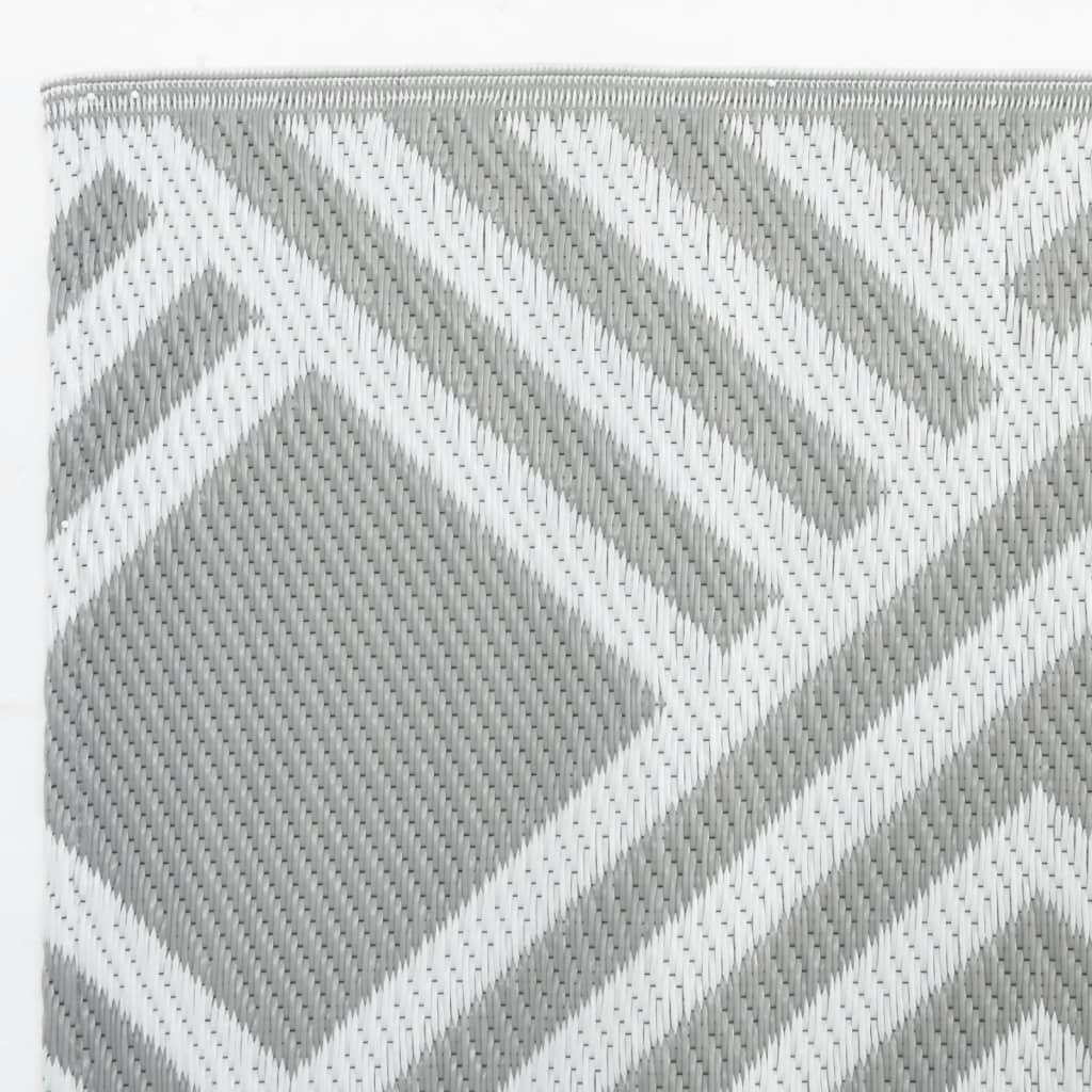 vidaXL Outdoor Carpet ARAKIL Grey 80x150 cm PP