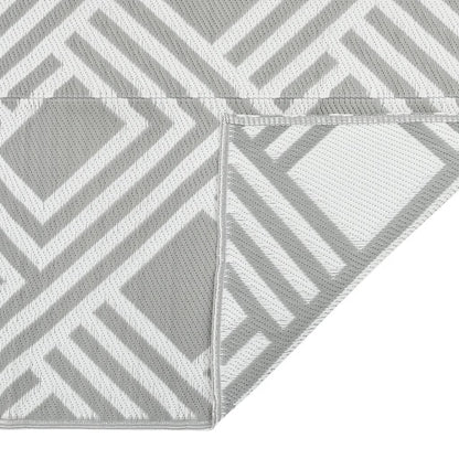 vidaXL Outdoor Carpet ARAKIL Grey 120x180 cm PP