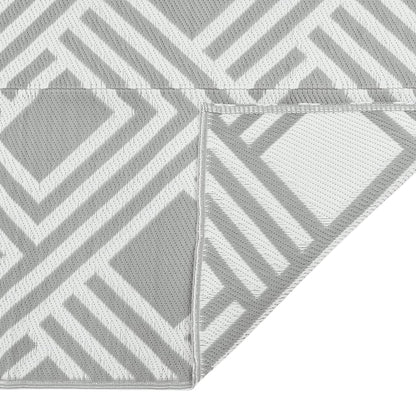 vidaXL Outdoor Carpet ARAKIL Grey 160x230 cm PP