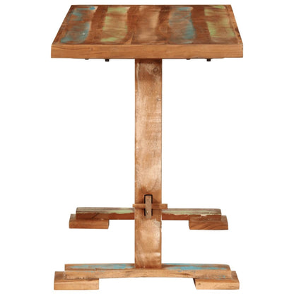 vidaXL Dining Table 110x55x78 cm Solid Wood Reclaimed