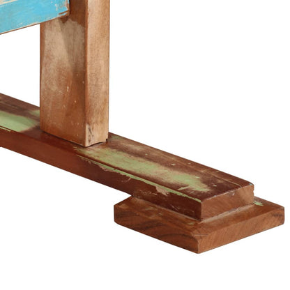 vidaXL Dining Table 110x55x78 cm Solid Wood Reclaimed