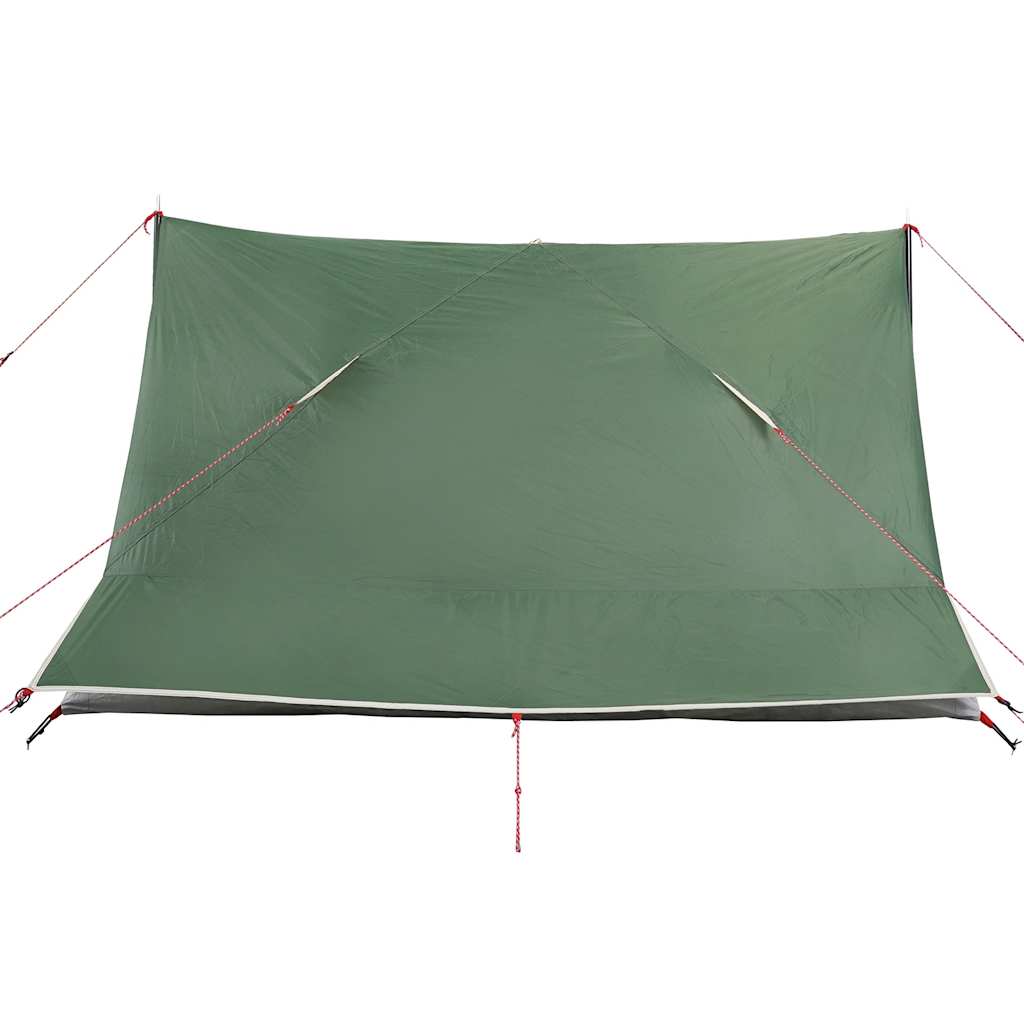 vidaXL Camping Tent 2-Person Green Waterproof