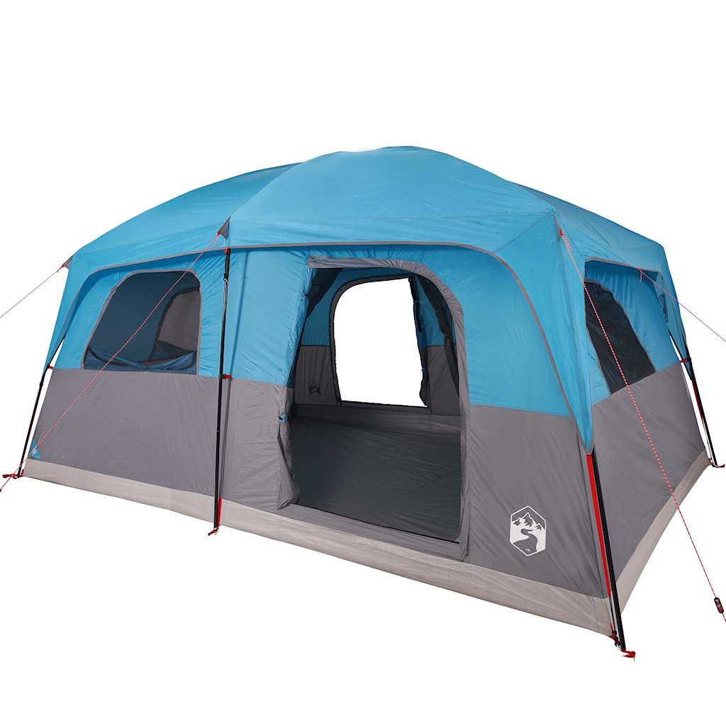 vidaXL Family Tent Cabin 8-Person Blue Waterproof