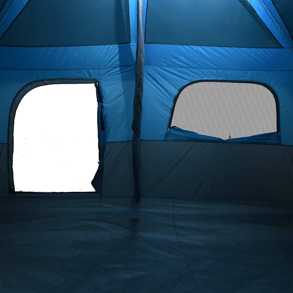 vidaXL Family Tent Cabin 8-Person Blue Waterproof