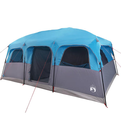 vidaXL Family Tent Cabin 9-Person Blue Waterproof