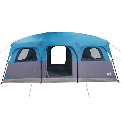 vidaXL Family Tent Cabin 9-Person Blue Waterproof