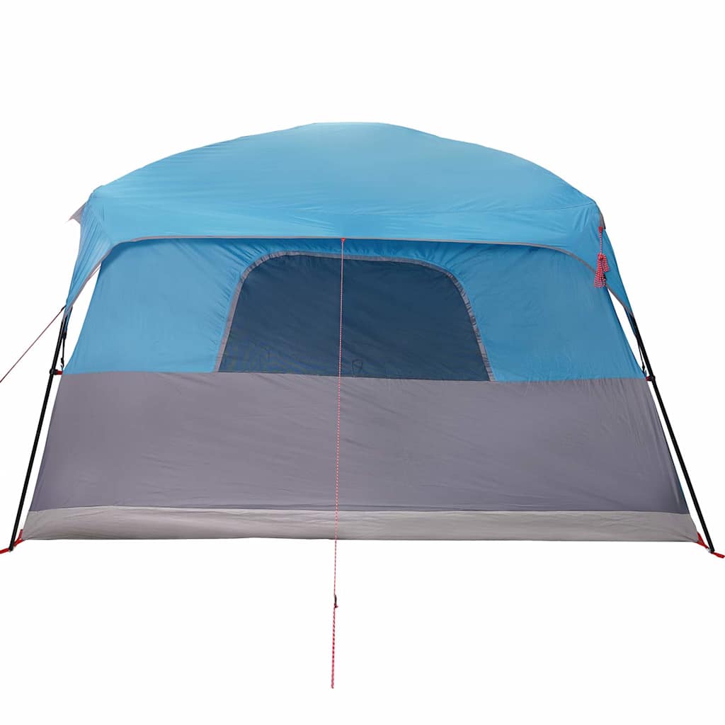 vidaXL Family Tent Cabin 9-Person Blue Waterproof