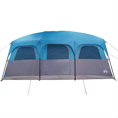 vidaXL Family Tent Cabin 9-Person Blue Waterproof