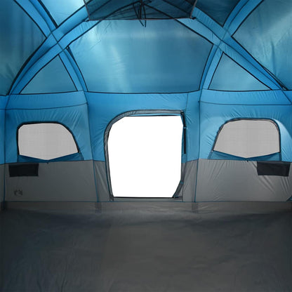 vidaXL Family Tent Cabin 9-Person Blue Waterproof