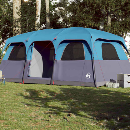 vidaXL Family Tent Cabin 9-Person Blue Waterproof