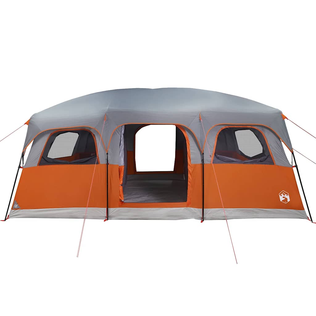 vidaXL Family Tent Cabin 10-Person Grey Waterproof