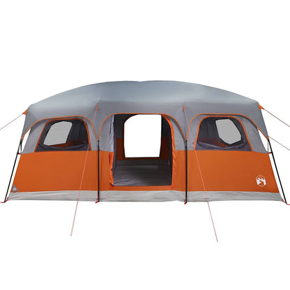 vidaXL Family Tent Cabin 10-Person Grey Waterproof