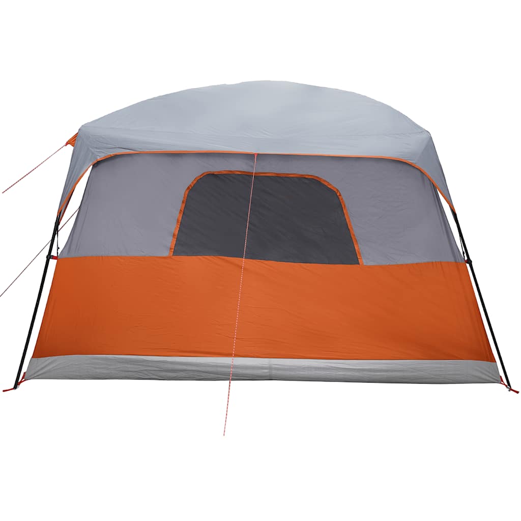 vidaXL Family Tent Cabin 10-Person Grey Waterproof