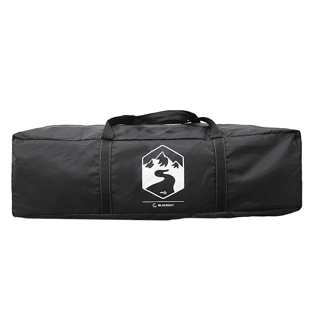 vidaXL Family Tent Dome 6-Person White Blackout Fabric Waterproof