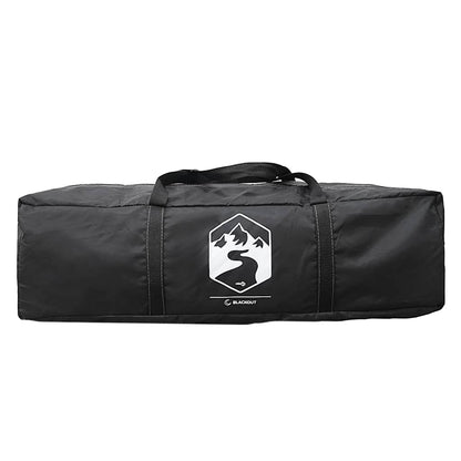 vidaXL Family Tent Dome 6-Person White Blackout Fabric Waterproof
