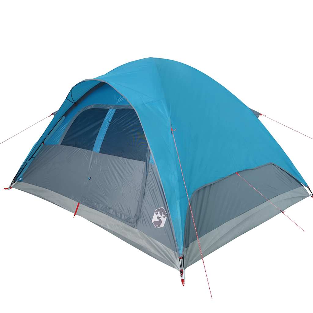 vidaXL Family Tent Dome 6-Person Blue Waterproof