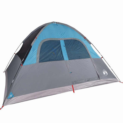 vidaXL Family Tent Dome 6-Person Blue Waterproof