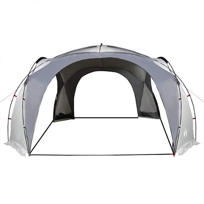 vidaXL Party Tent White and Grey Waterproof
