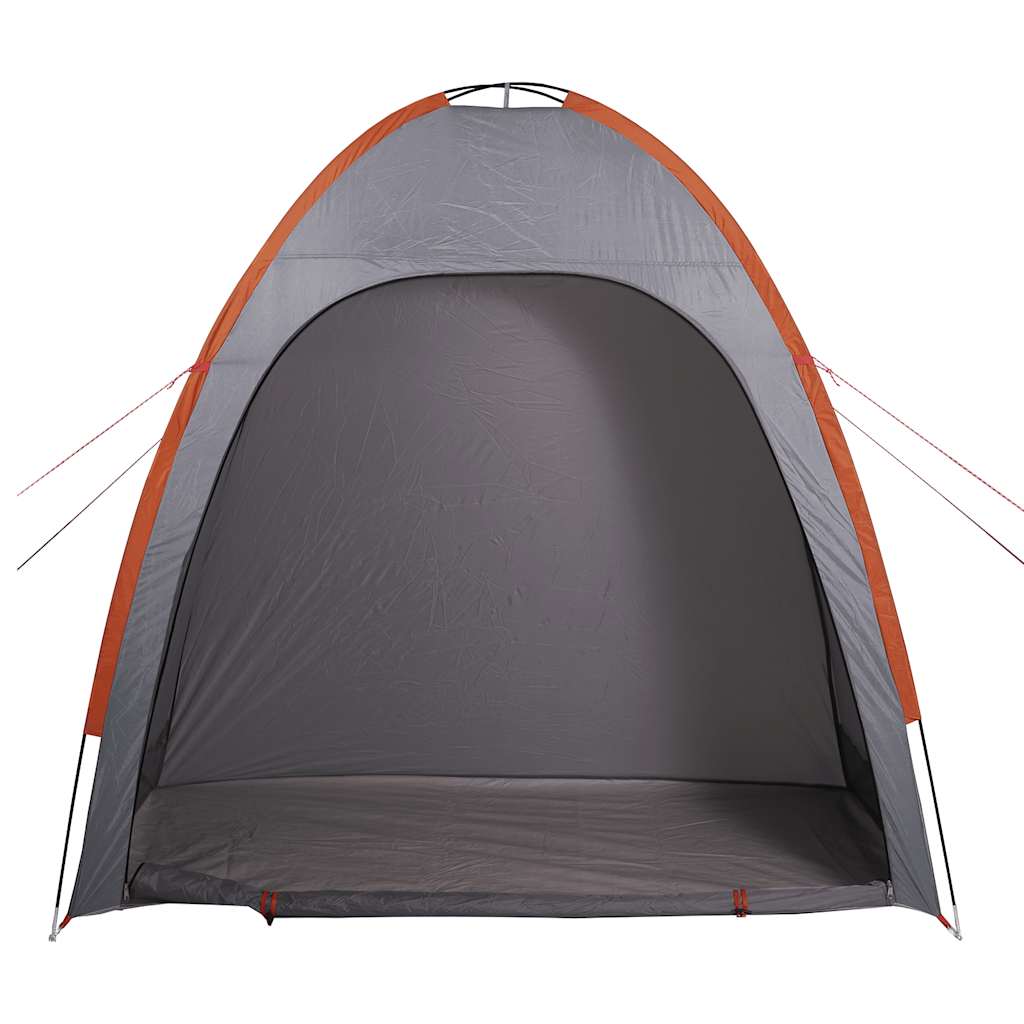 vidaXL Storage Tent Grey and Orange Waterproof