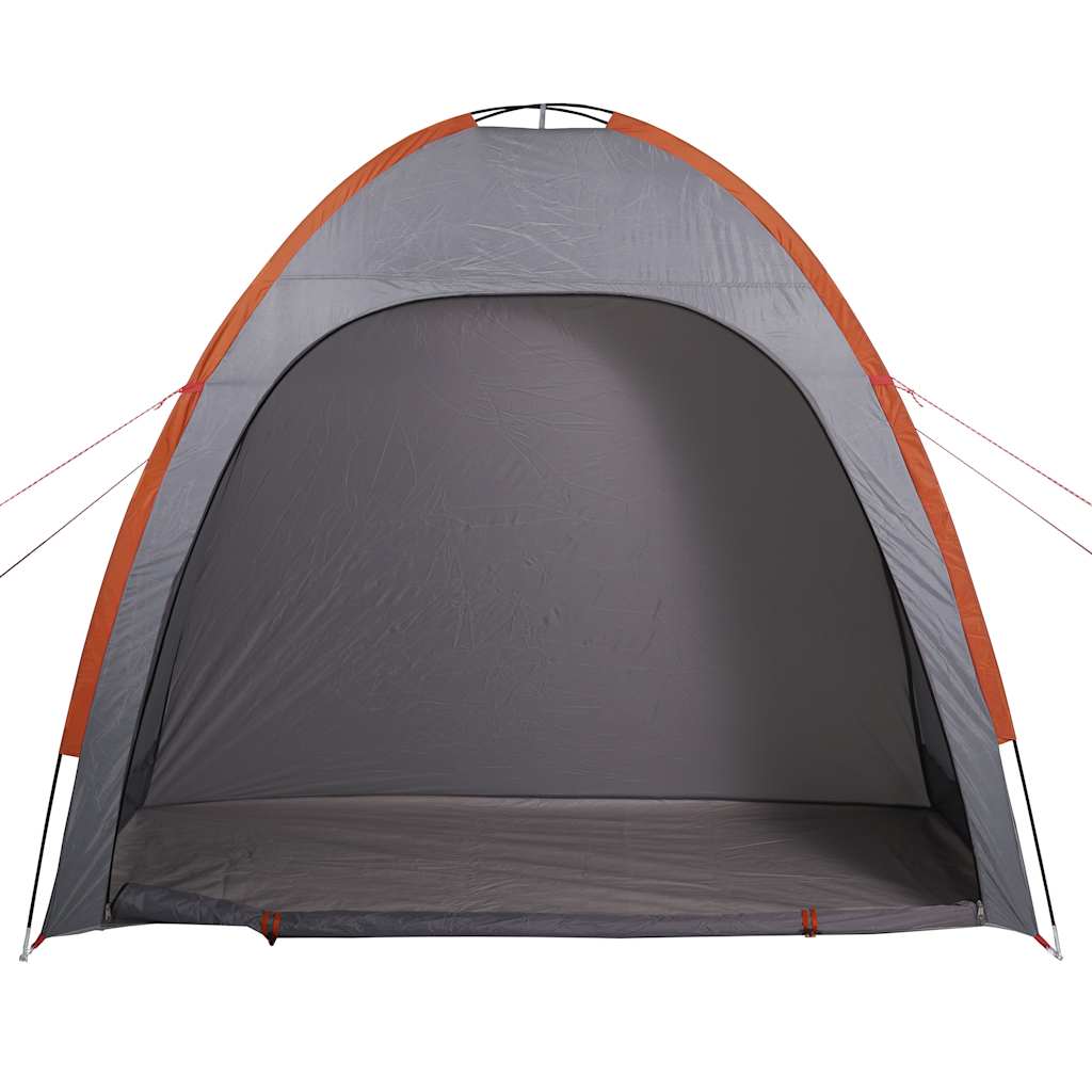 vidaXL Storage Tent Grey and Orange Waterproof