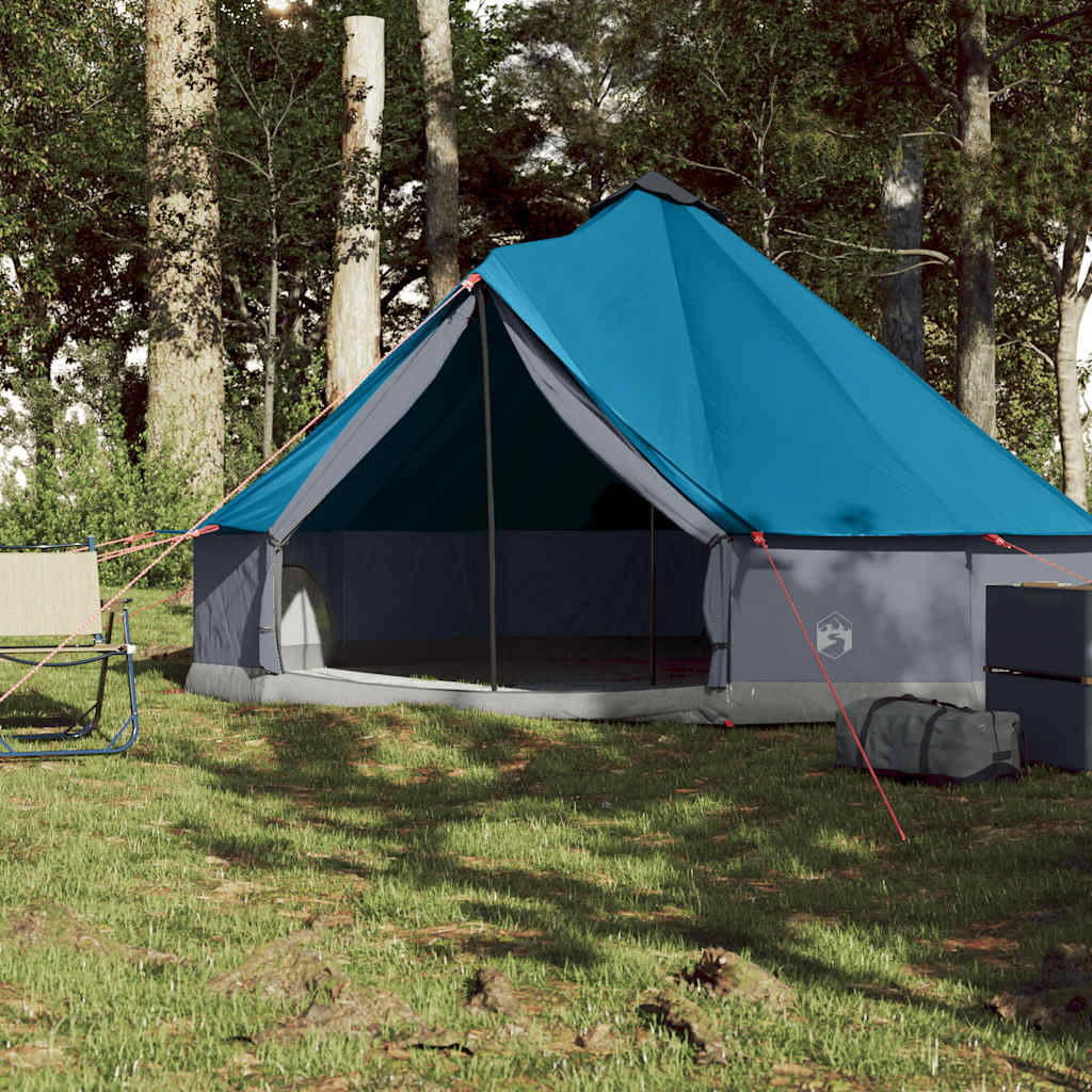 vidaXL Family Tent Tipi 6-Person Blue Waterproof