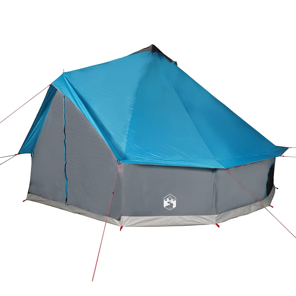 vidaXL Family Tent Tipi 6-Person Blue Waterproof