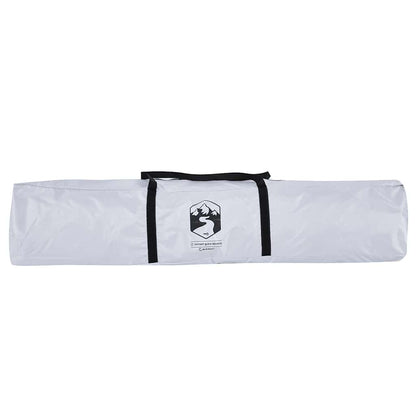 vidaXL Camping Tent Tunnel 2-Person White Blackout Fabric Waterproof
