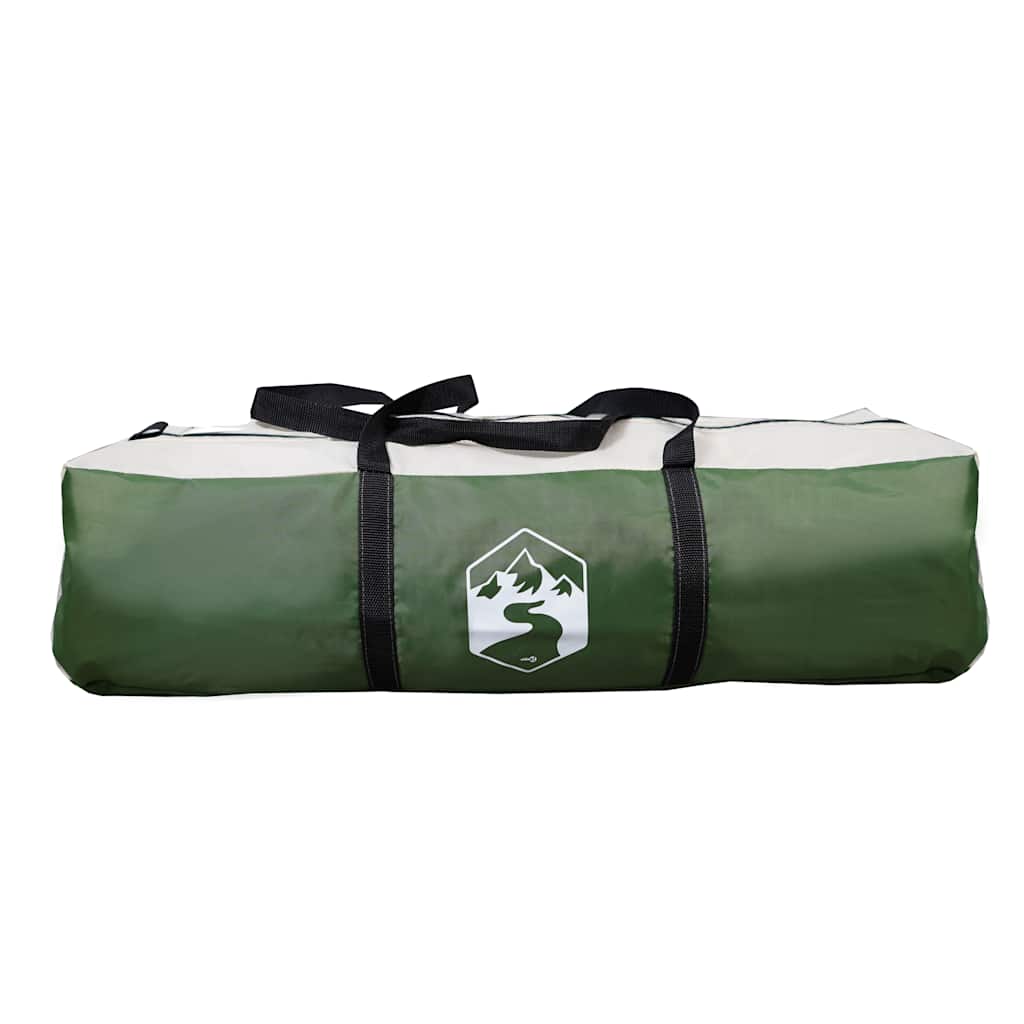 vidaXL Camping Tent Tunnel 1-Person Green Waterproof