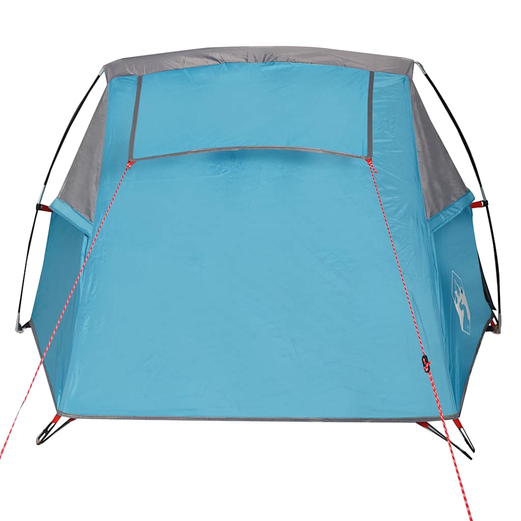 vidaXL Camping Tent Tunnel 2-Person Blue Waterproof