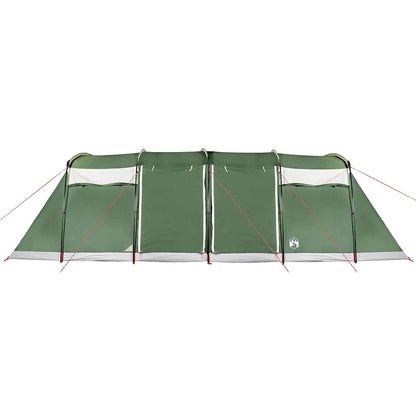 vidaXL Family Tent Tunnel 8-Person Green Waterproof