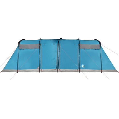 vidaXL Family Tent Tunnel 8-Person Blue Waterproof