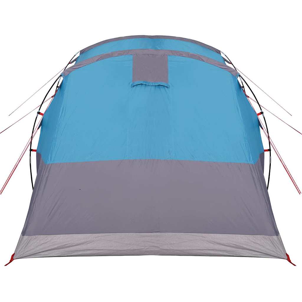vidaXL Camping Tent Tunnel 3-Person Blue Waterproof
