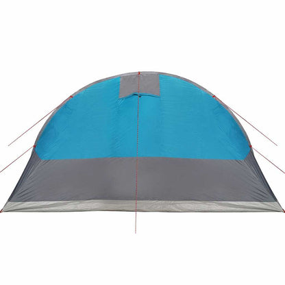 vidaXL Family Tent Tunnel 7-Person Blue Waterproof