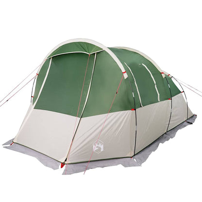 vidaXL Camping Tent Tunnel 4-Person Green Waterproof