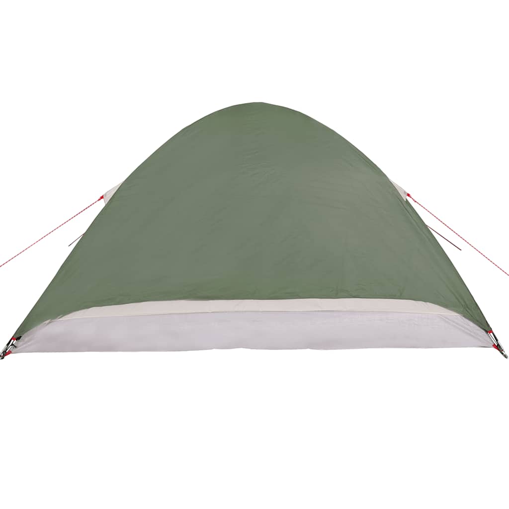 vidaXL Camping Tent Dome 4-Person Green Waterproof