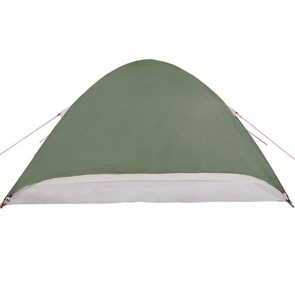 vidaXL Camping Tent Dome 4-Person Green Waterproof
