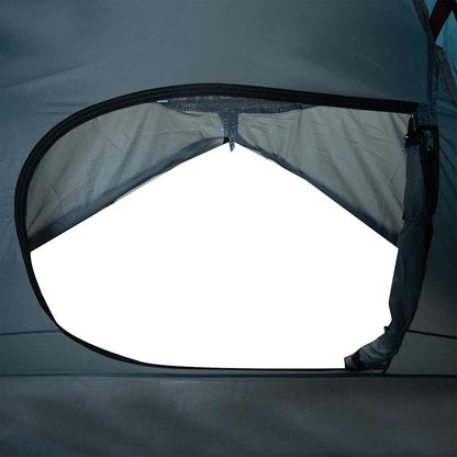 vidaXL Camping Tent Dome 4-Person Blue Waterproof
