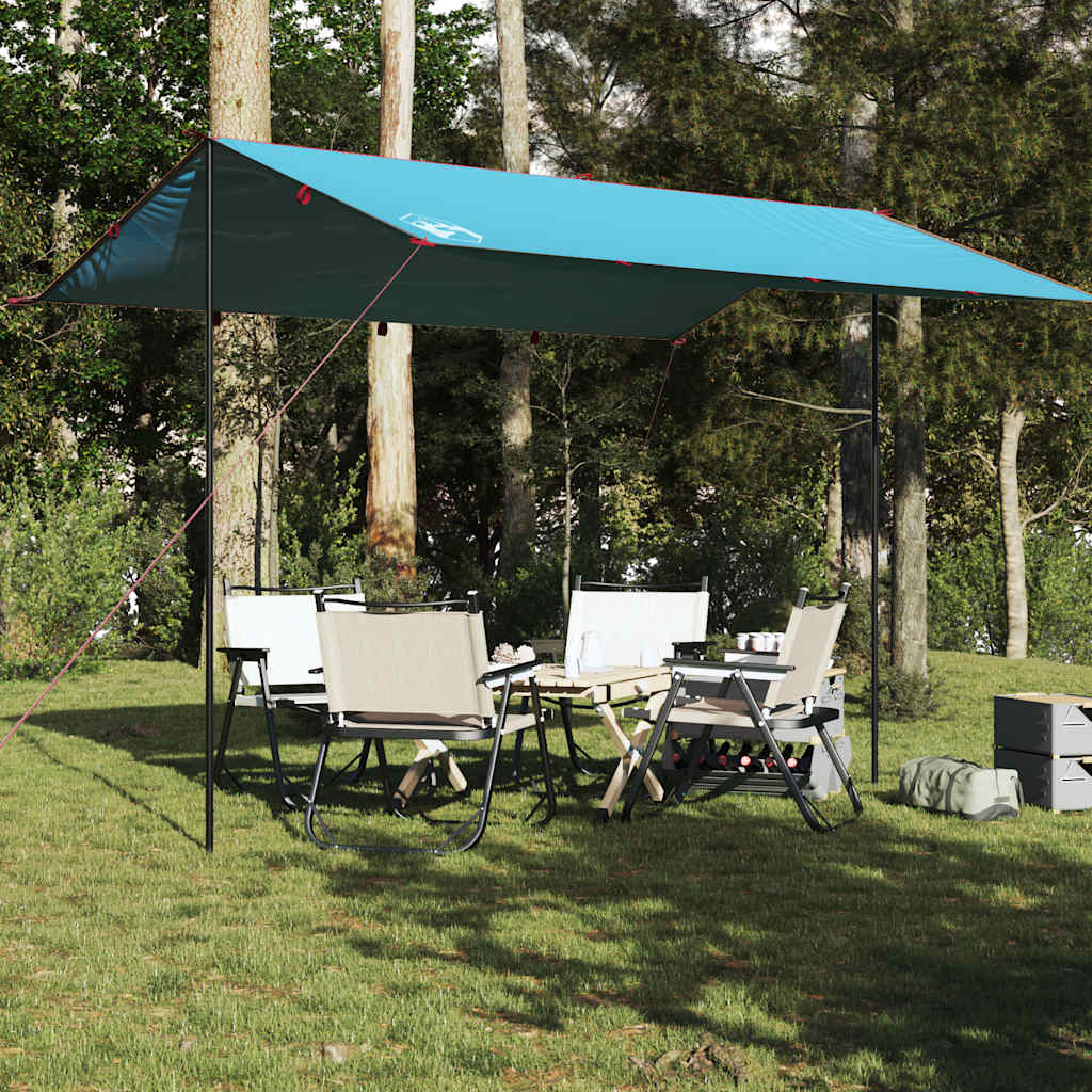 vidaXL Camping Tarp Blue 400x294 cm Waterproof