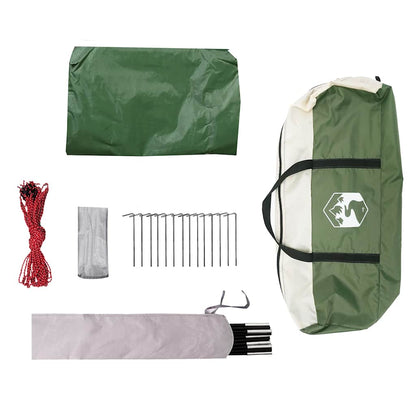 vidaXL Camping Tarp Green 460x305x210 cm Waterproof
