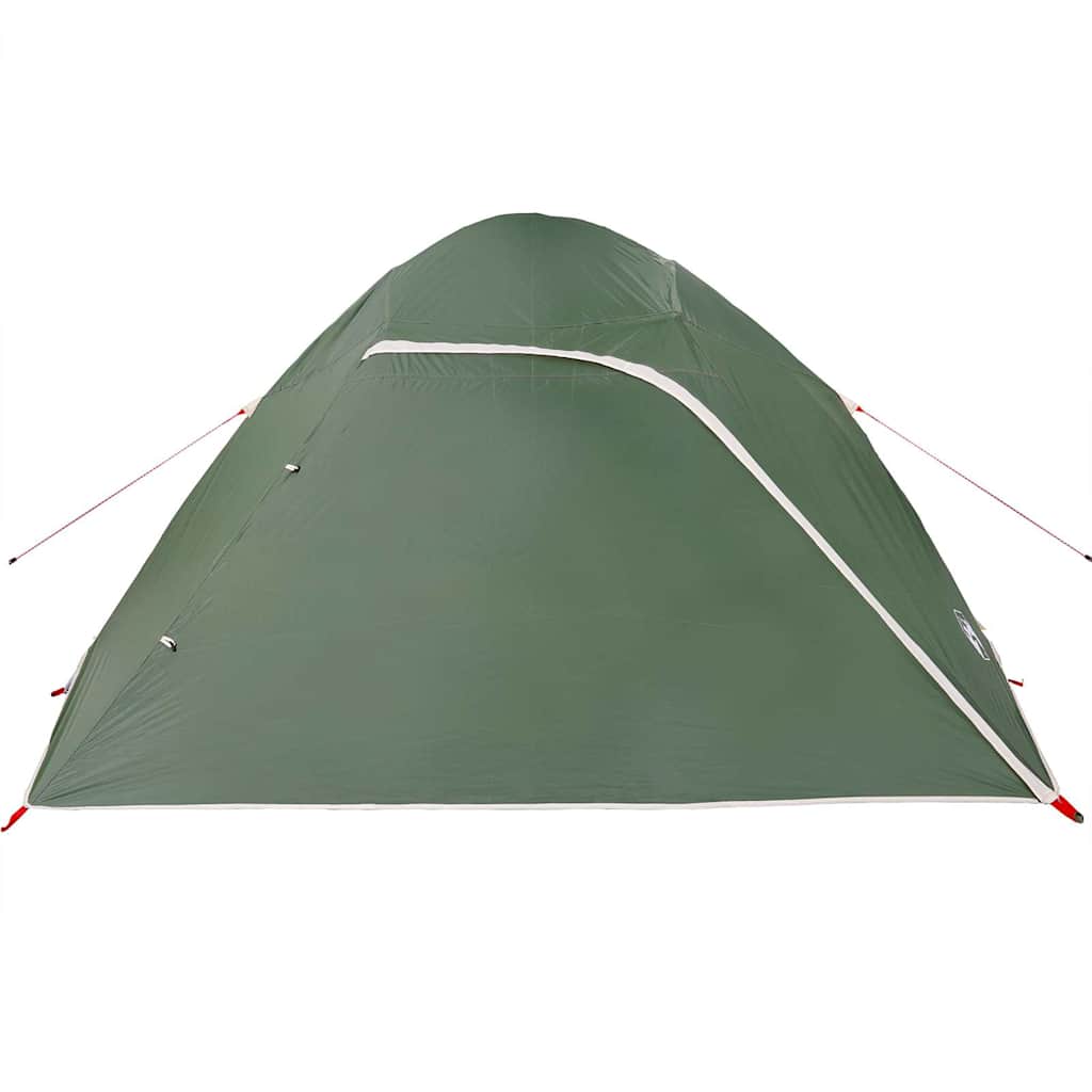 vidaXL Camping Tent Dome 4-Person Green Waterproof