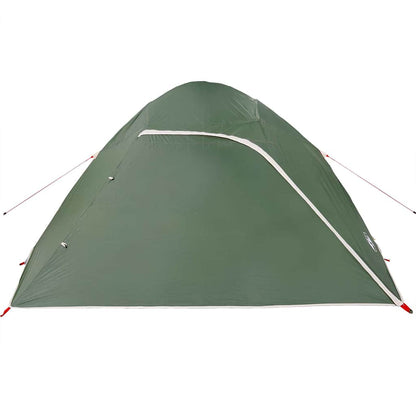 vidaXL Camping Tent Dome 4-Person Green Waterproof